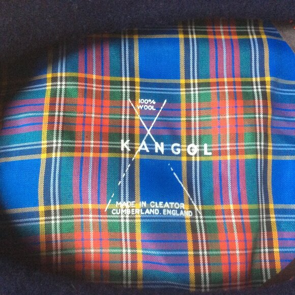 Kangol Anglobasque Navy Beret 100% Pure Virgin Wool England Cap Size 59 | 7 1/4 - Picture 2 of 5